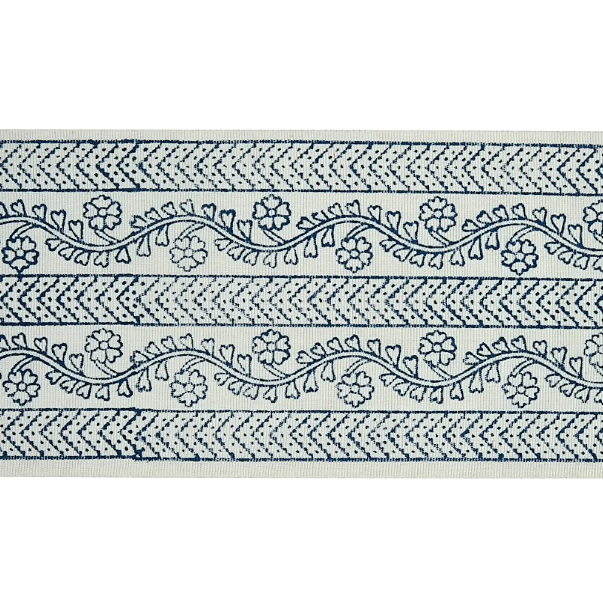 ARBELA HAND BLOCKED TAPE_ INDIGO