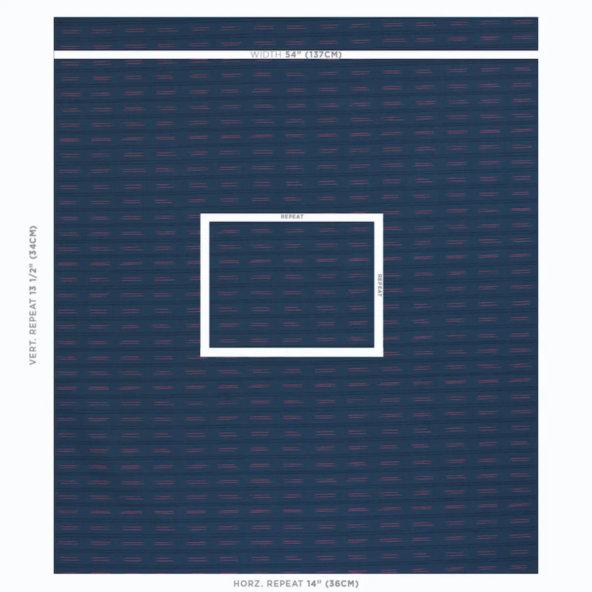 AINSLEY STRIPE INDOOR/OUTDOOR_ NAVY