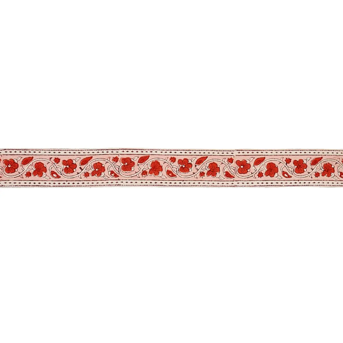 MILA HAND BLOCK PRINT TAPE_ RED