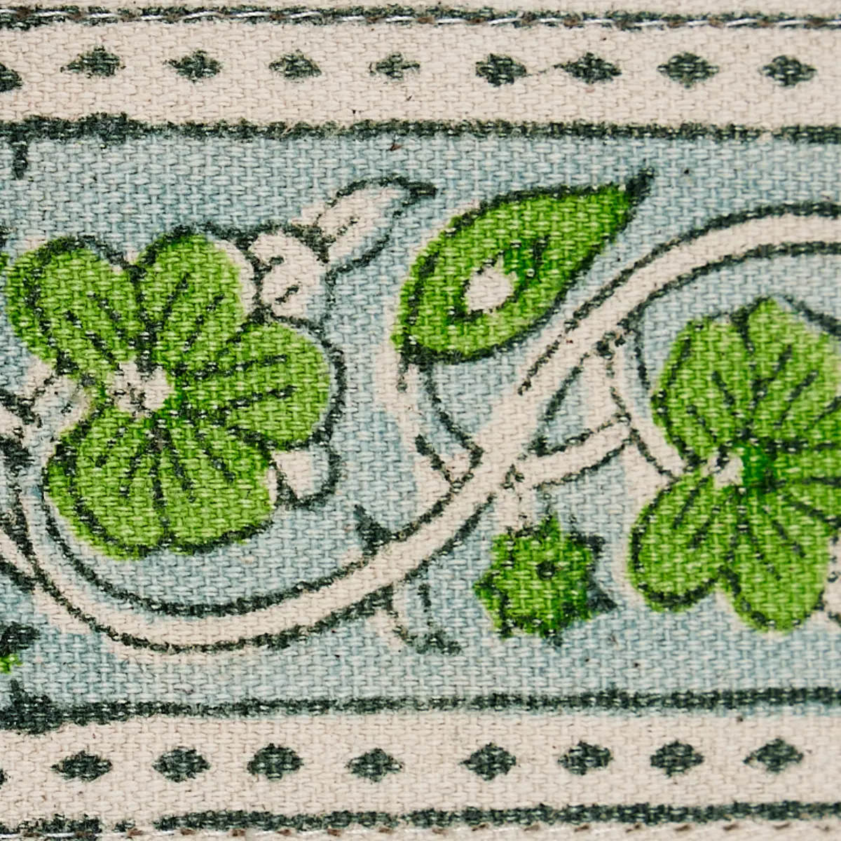 MILA HAND BLOCK PRINT TAPE_ GREEN