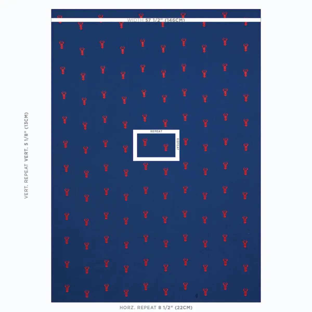 LOBSTER EMBROIDERY_ NAVY