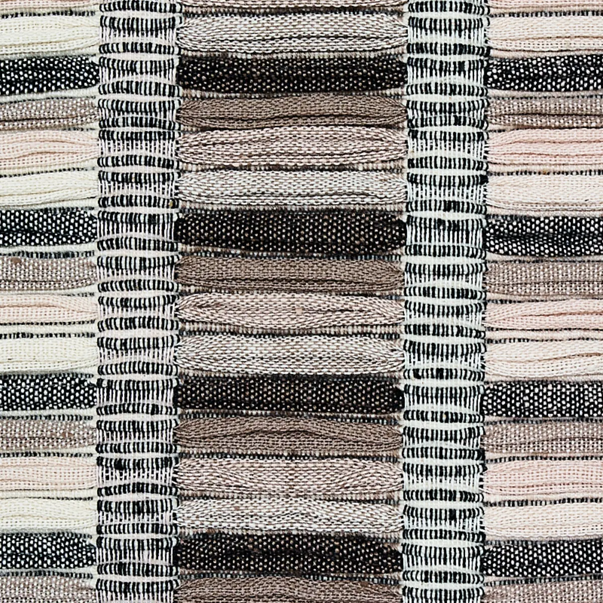 PALOPO HAND WOVEN STRIPE_ BLACK