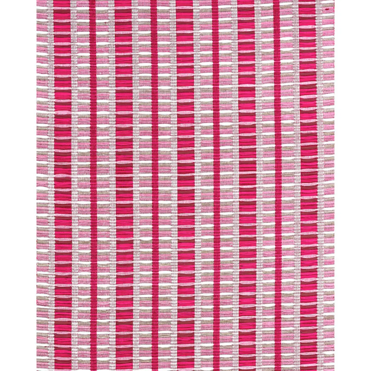 PALOPO HAND WOVEN STRIPE_ FLAMINGO