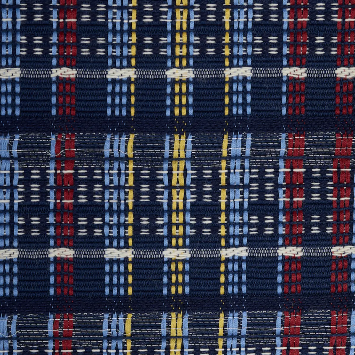 ZEALAND CHECK_ NAVY MULTI