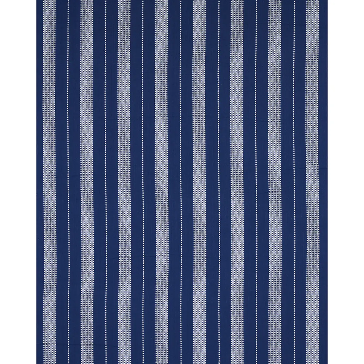 LUBECK STRIPE_ IVORY ON BLUE
