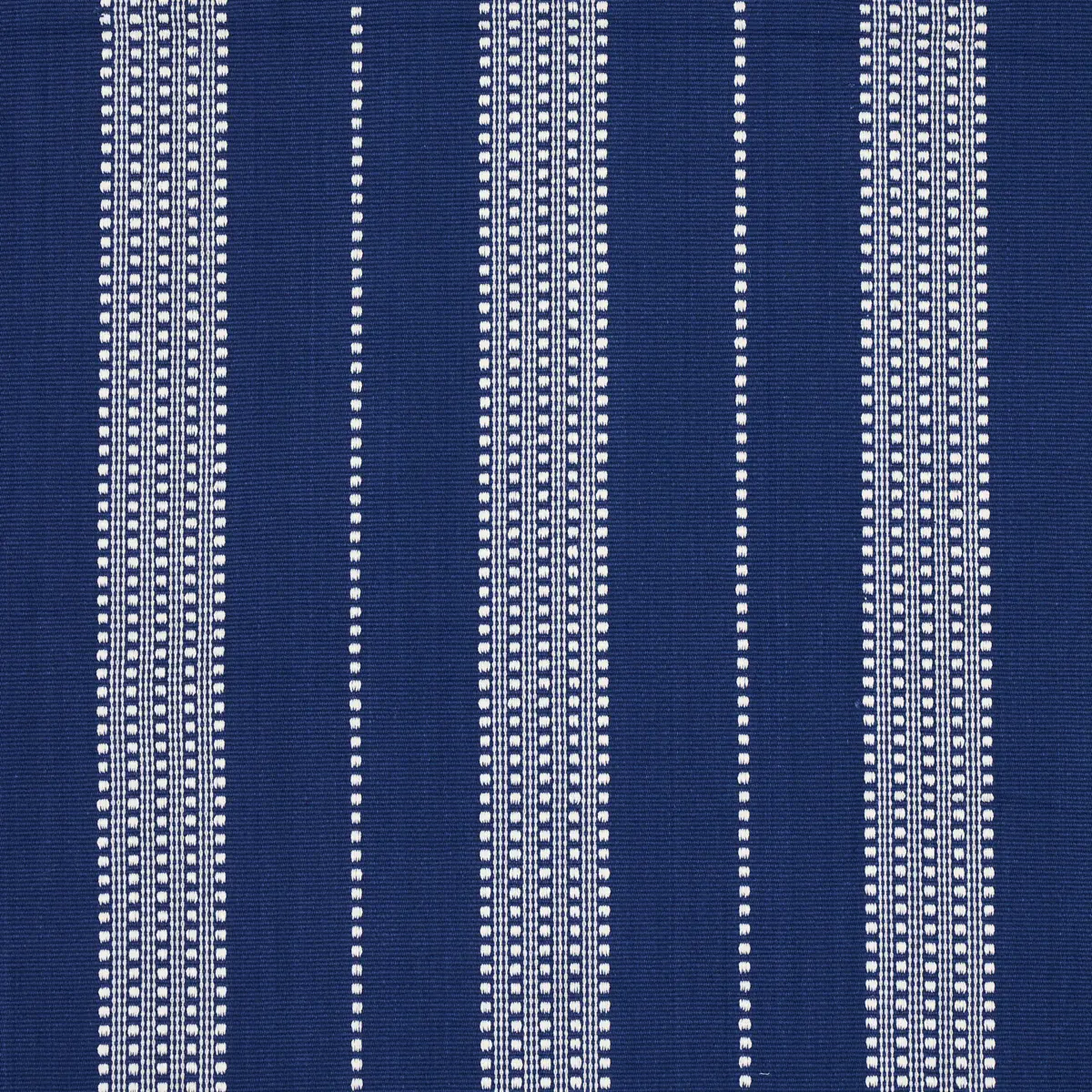 LUBECK STRIPE_ IVORY ON BLUE