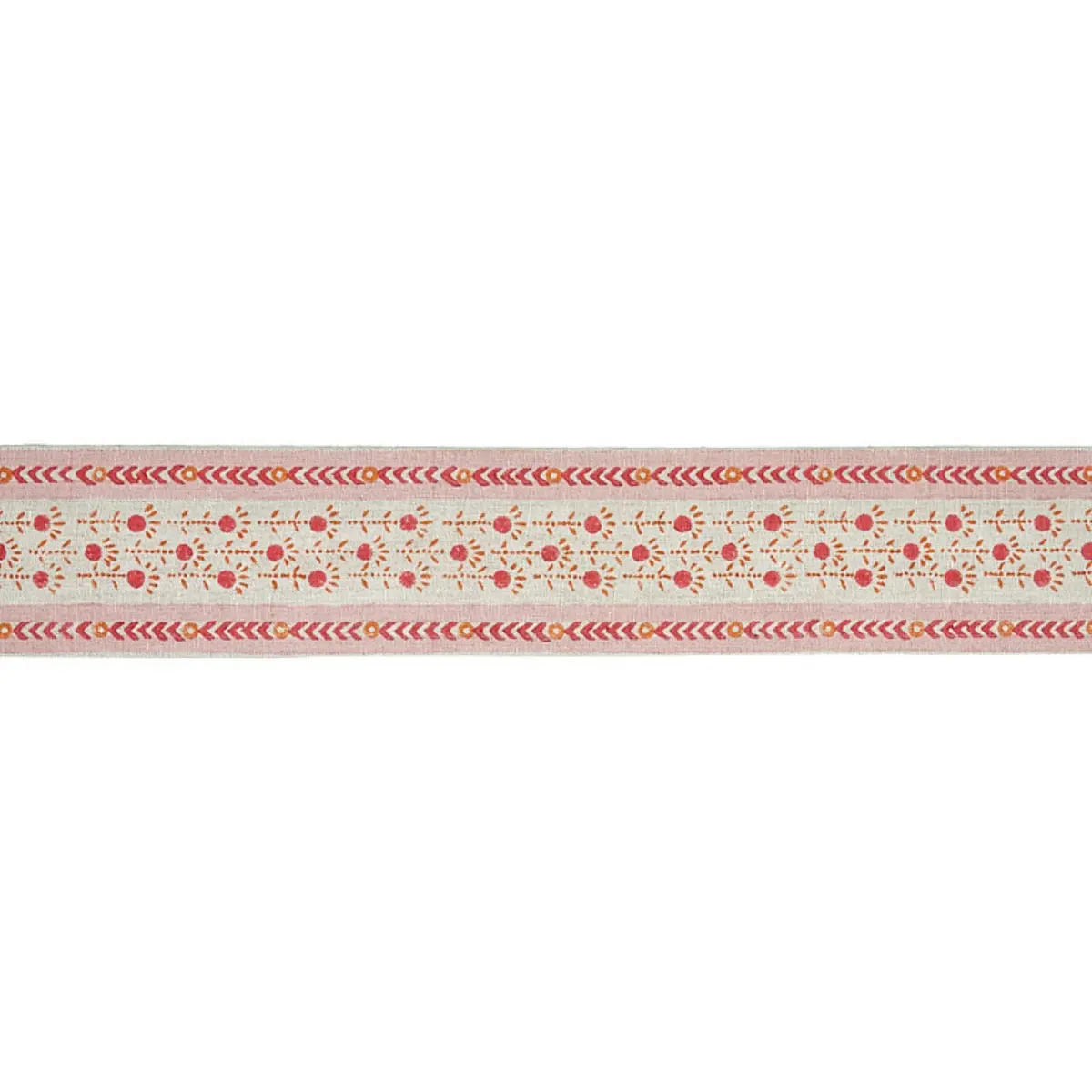 PICA BELLA HAND BLOCKED TAPE_ PINK & ORANGE