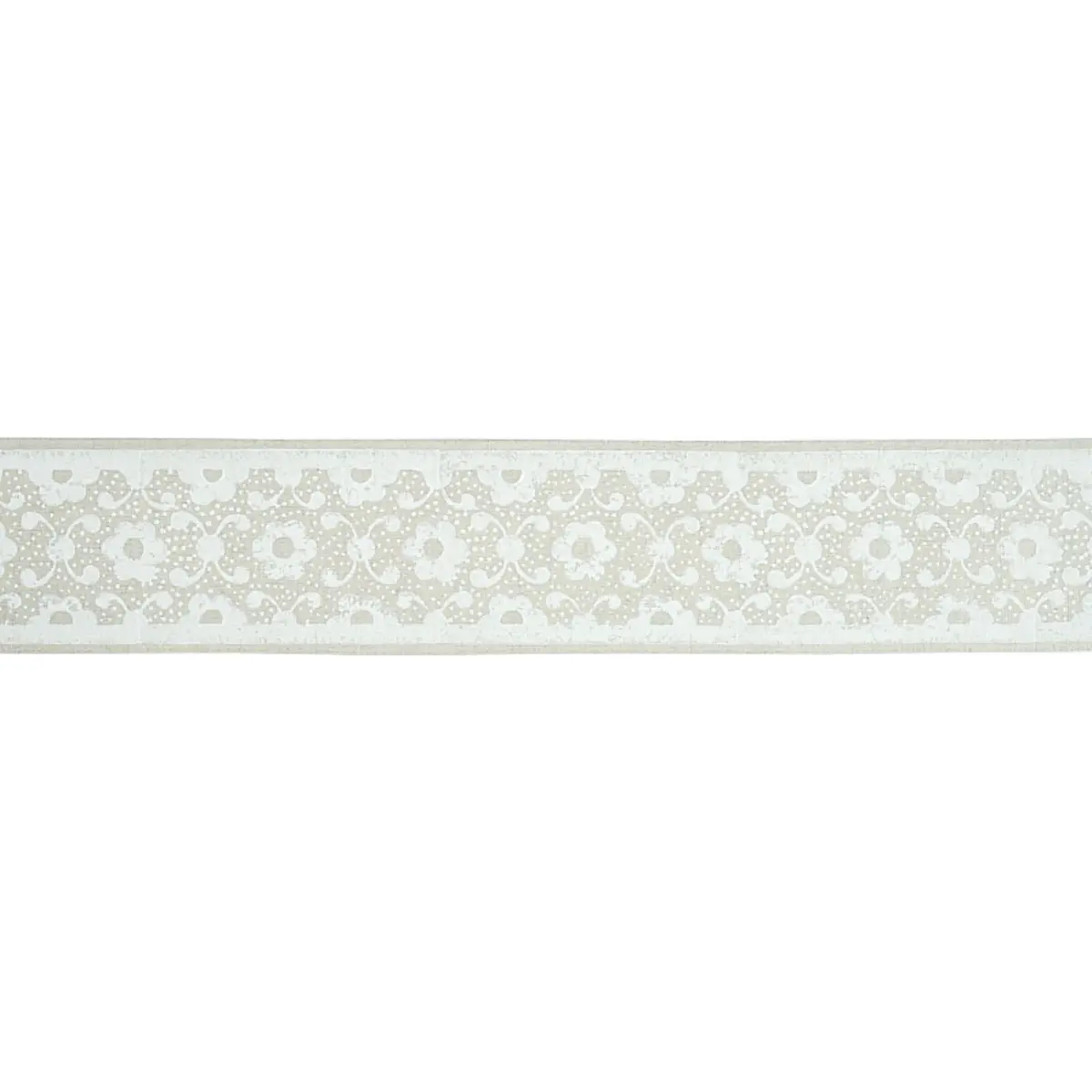 BRINDA HAND BLOCKED TAPE_ IVORY