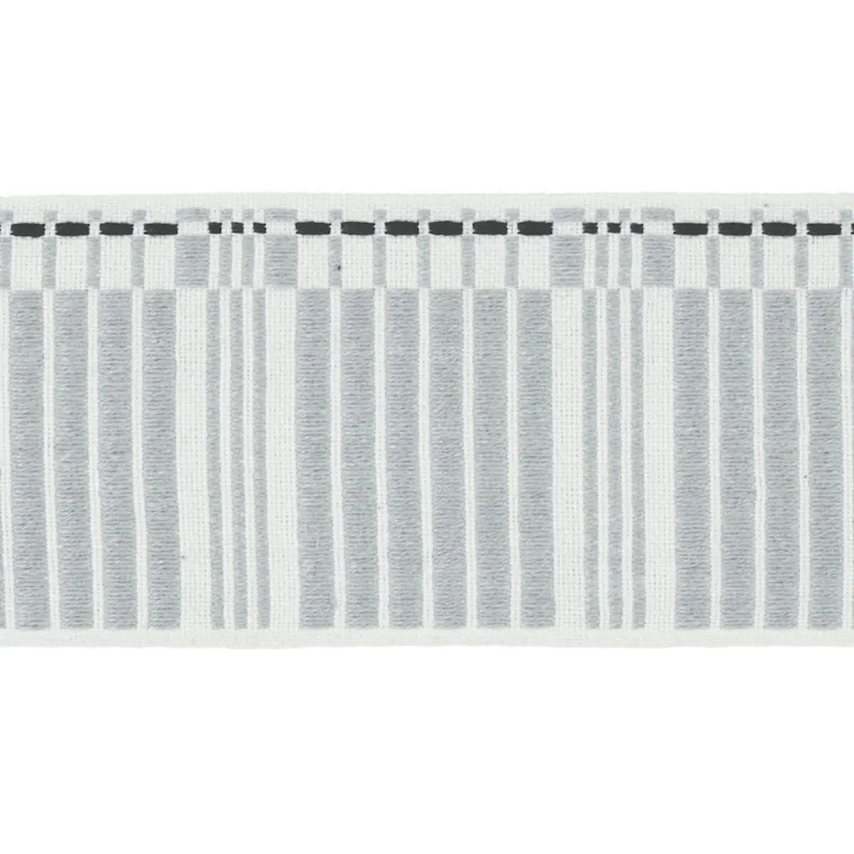 CARMO TAPE WIDE_ SILVER & BLACK