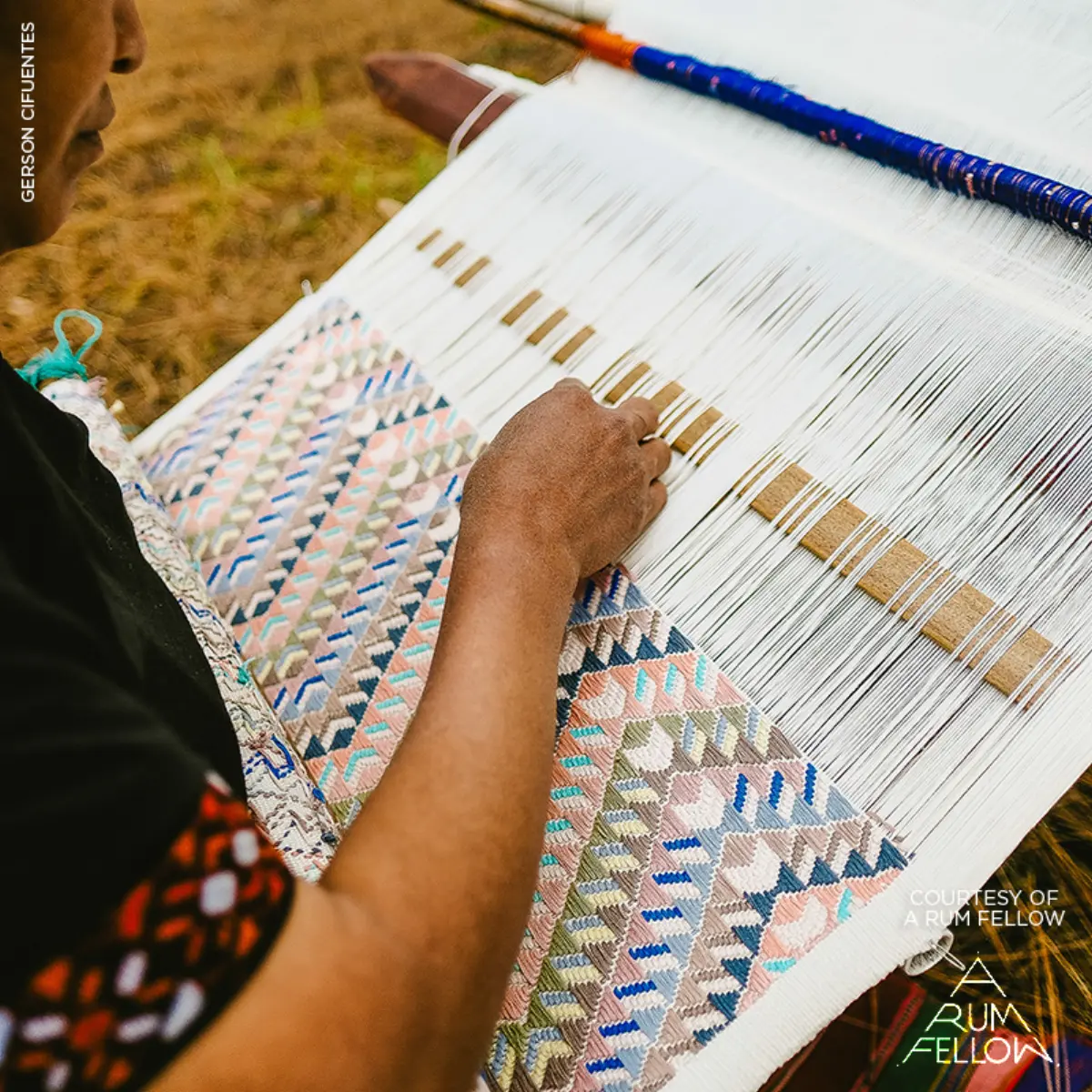 AMATES HAND WOVEN BROCADE_ CHALKED