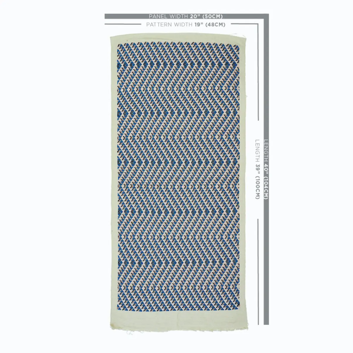 AMATES HAND WOVEN BROCADE_ OCEAN