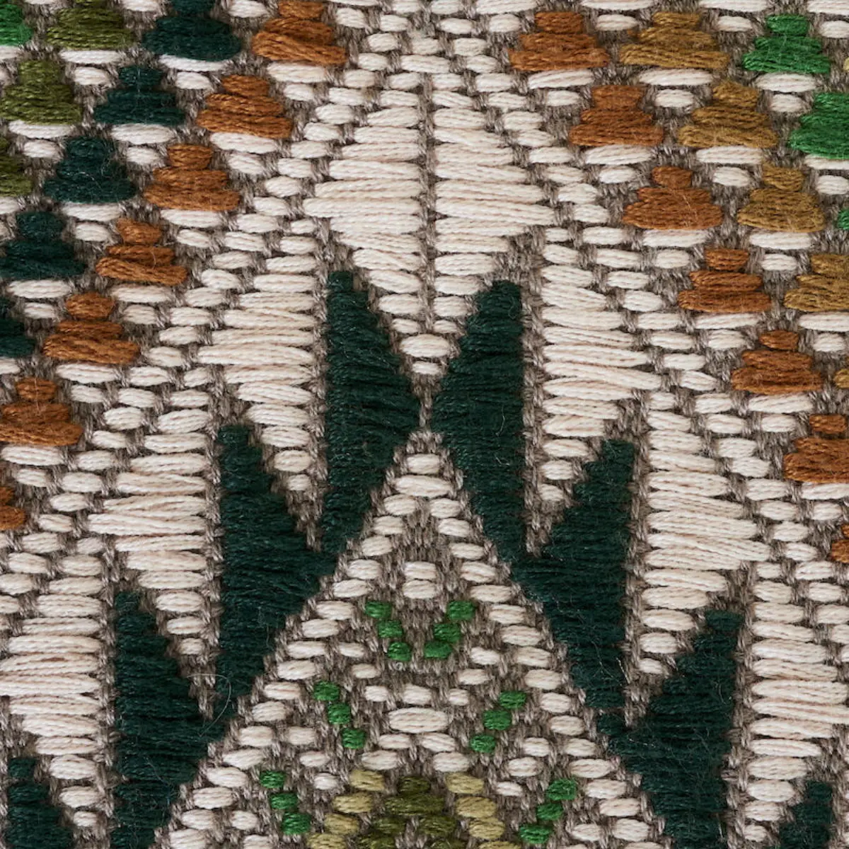 COYOLATE HAND WOVEN BROCADE_ GREEN