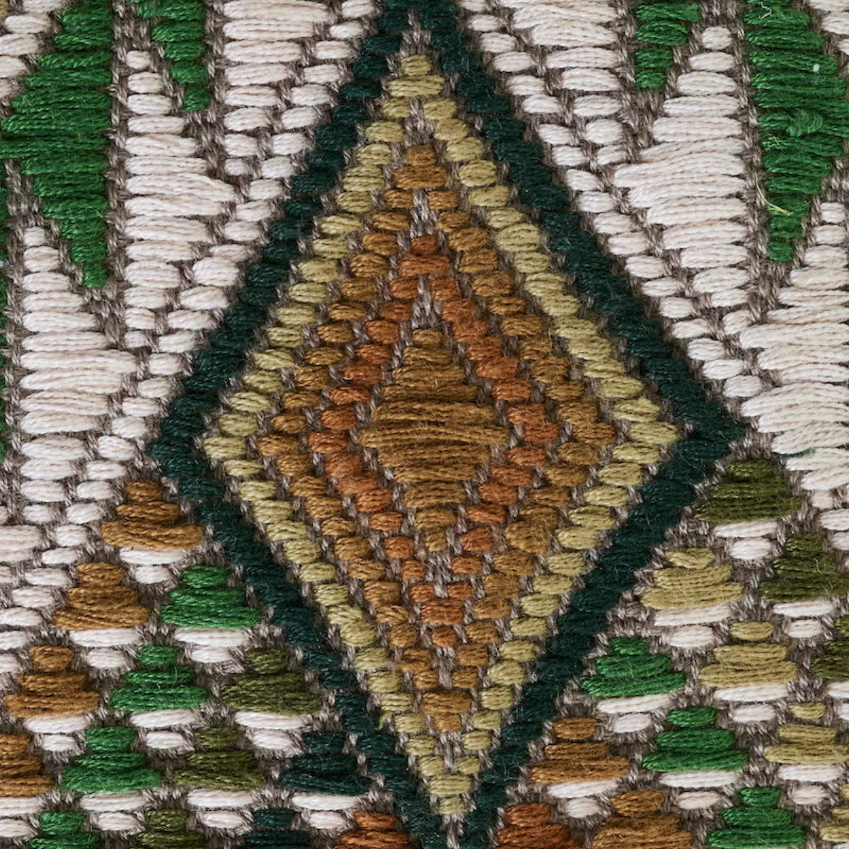 COYOLATE HAND WOVEN BROCADE_ GREEN