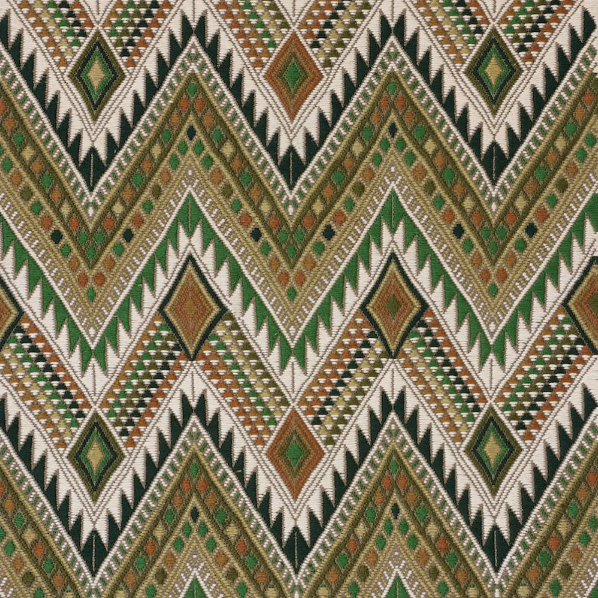 COYOLATE HAND WOVEN BROCADE_ GREEN