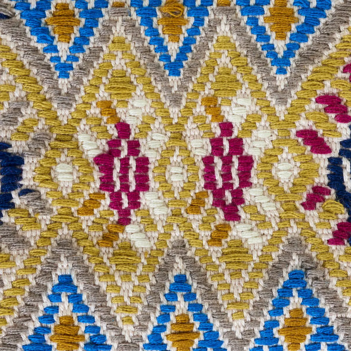 KAYA HAND WOVEN BROCADE_ BLUE