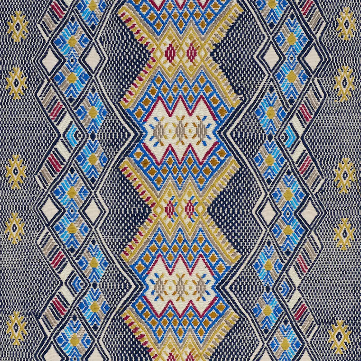 KAYA HAND WOVEN BROCADE_ BLUE