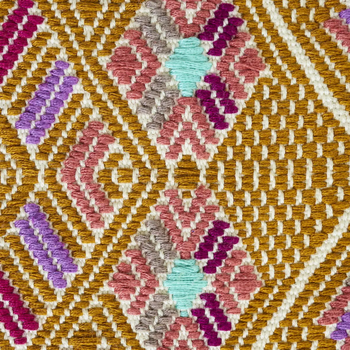 KAYA HAND WOVEN BROCADE_ MOSTAZA