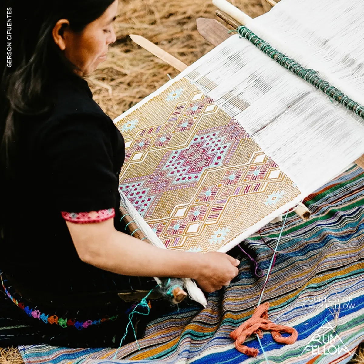 KAYA HAND WOVEN BROCADE_ MOSTAZA