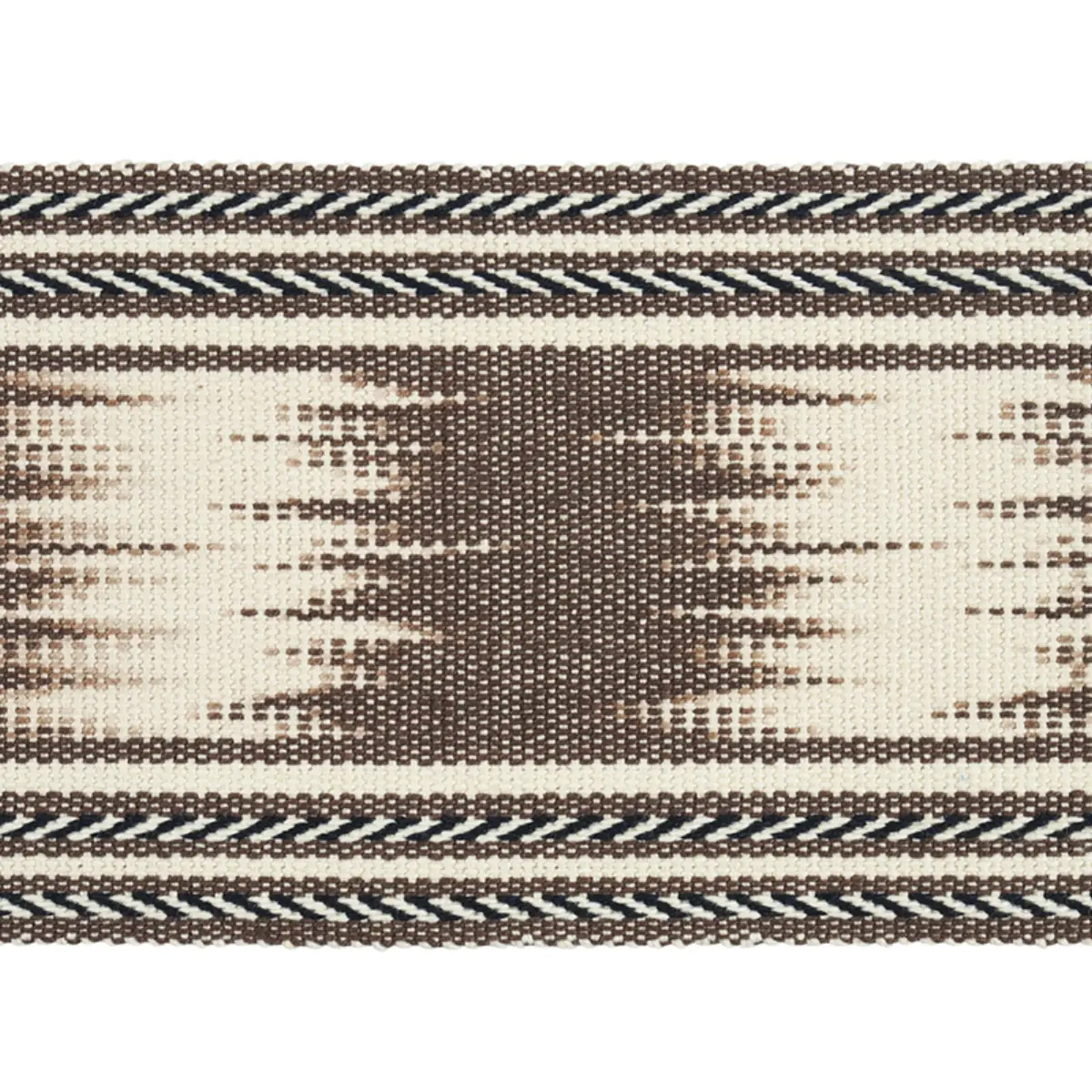 BANYAN IKAT TAPE_ BROWN