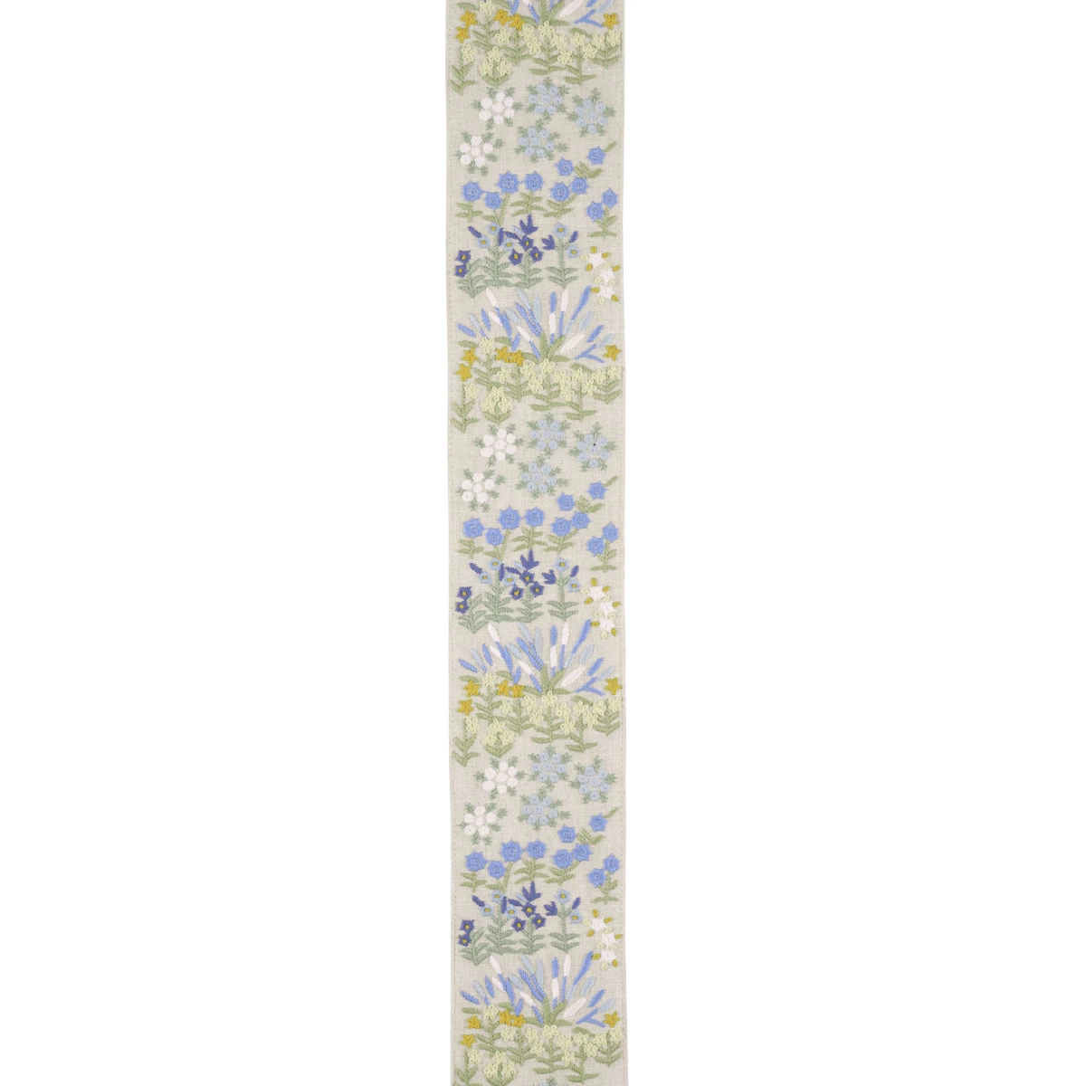 LULA EMBROIDERED TAPE_ BLUE