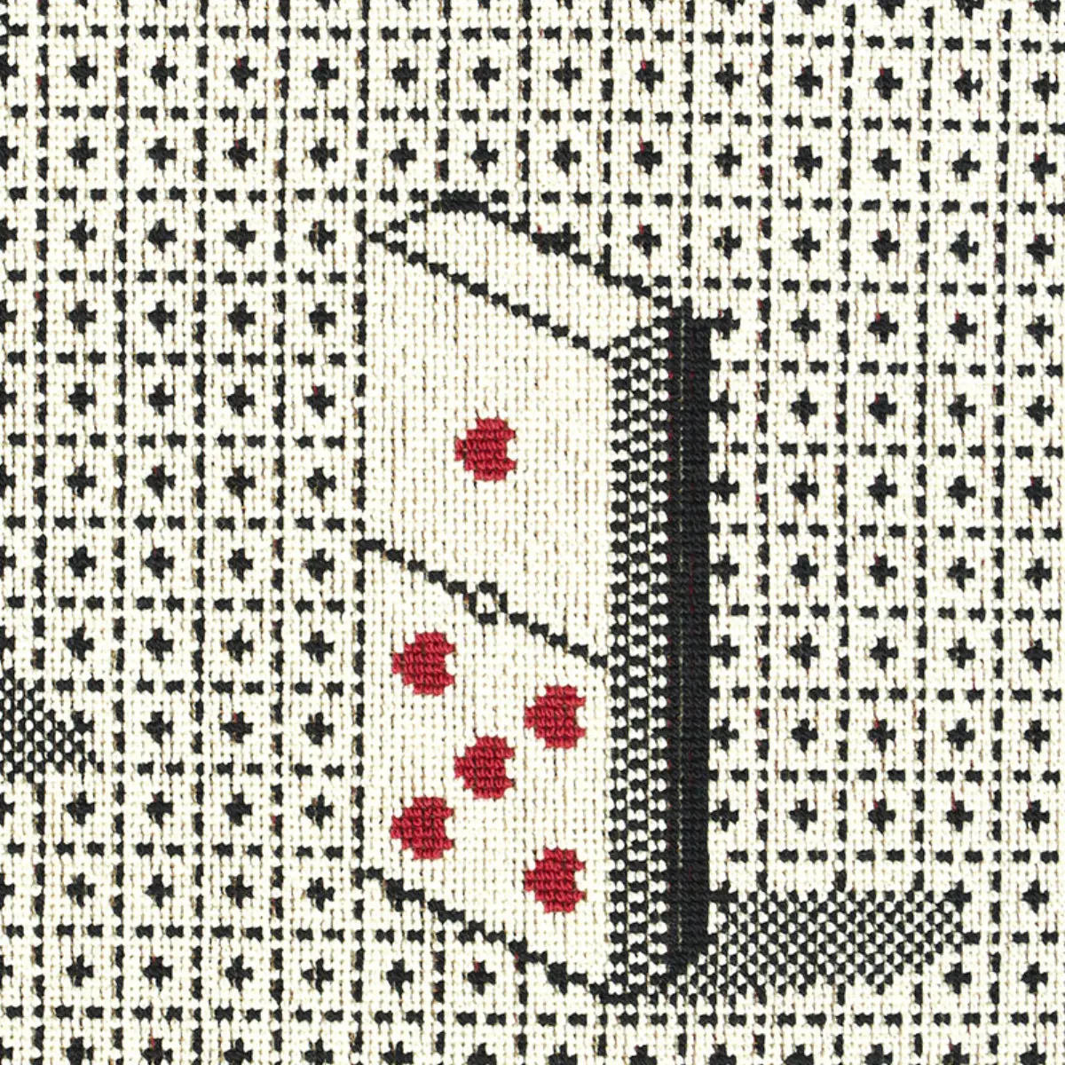 DOMINO ÉPINGLÉ_ BLACK
