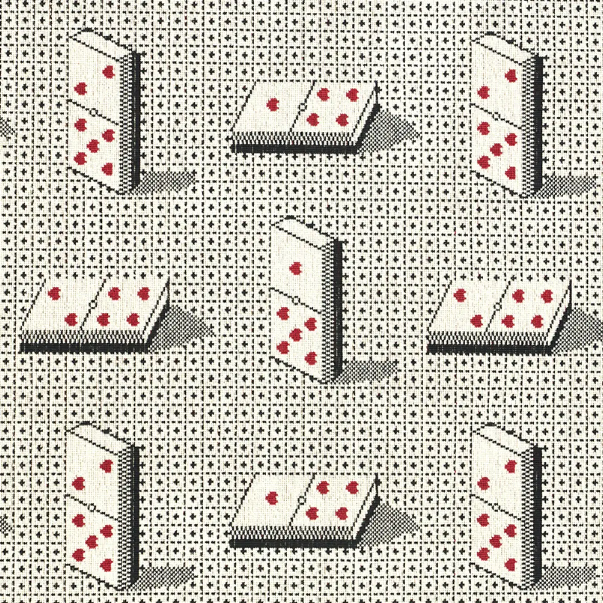 DOMINO ÉPINGLÉ_ BLACK
