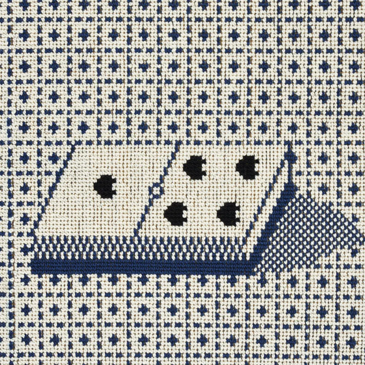 DOMINO ÉPINGLÉ_ BLUE