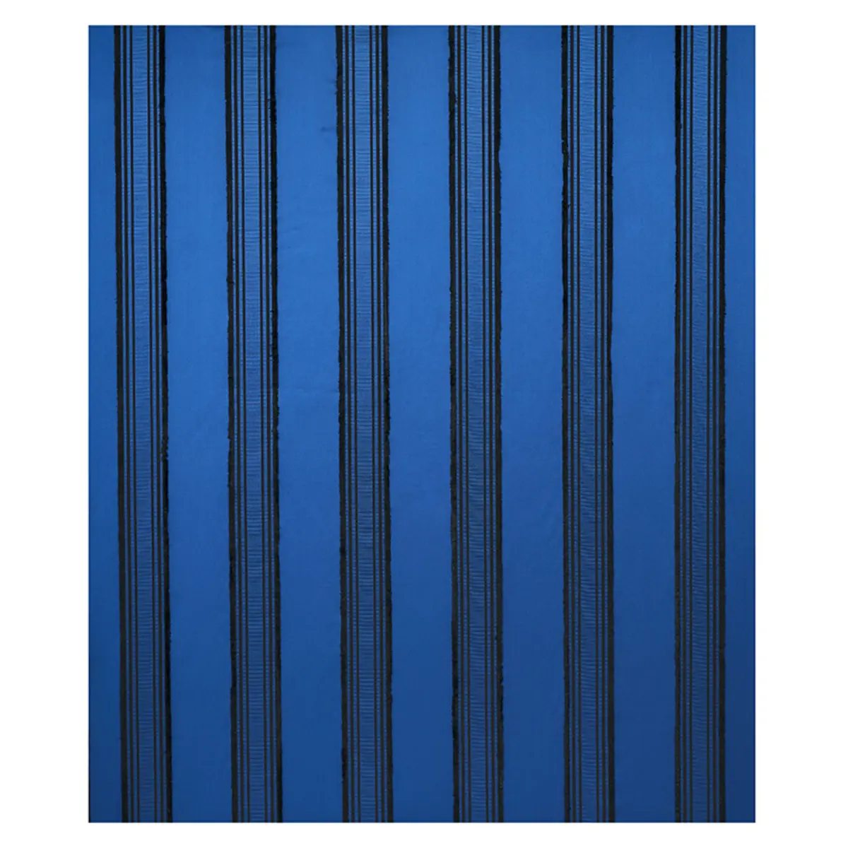 SENZA SATIN STRIPE_ COBALT