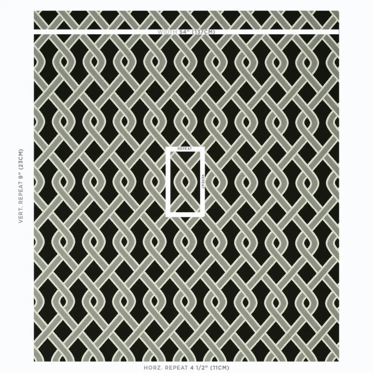 CLEO TRELLIS INDOOR/OUTDOOR_ BLACK