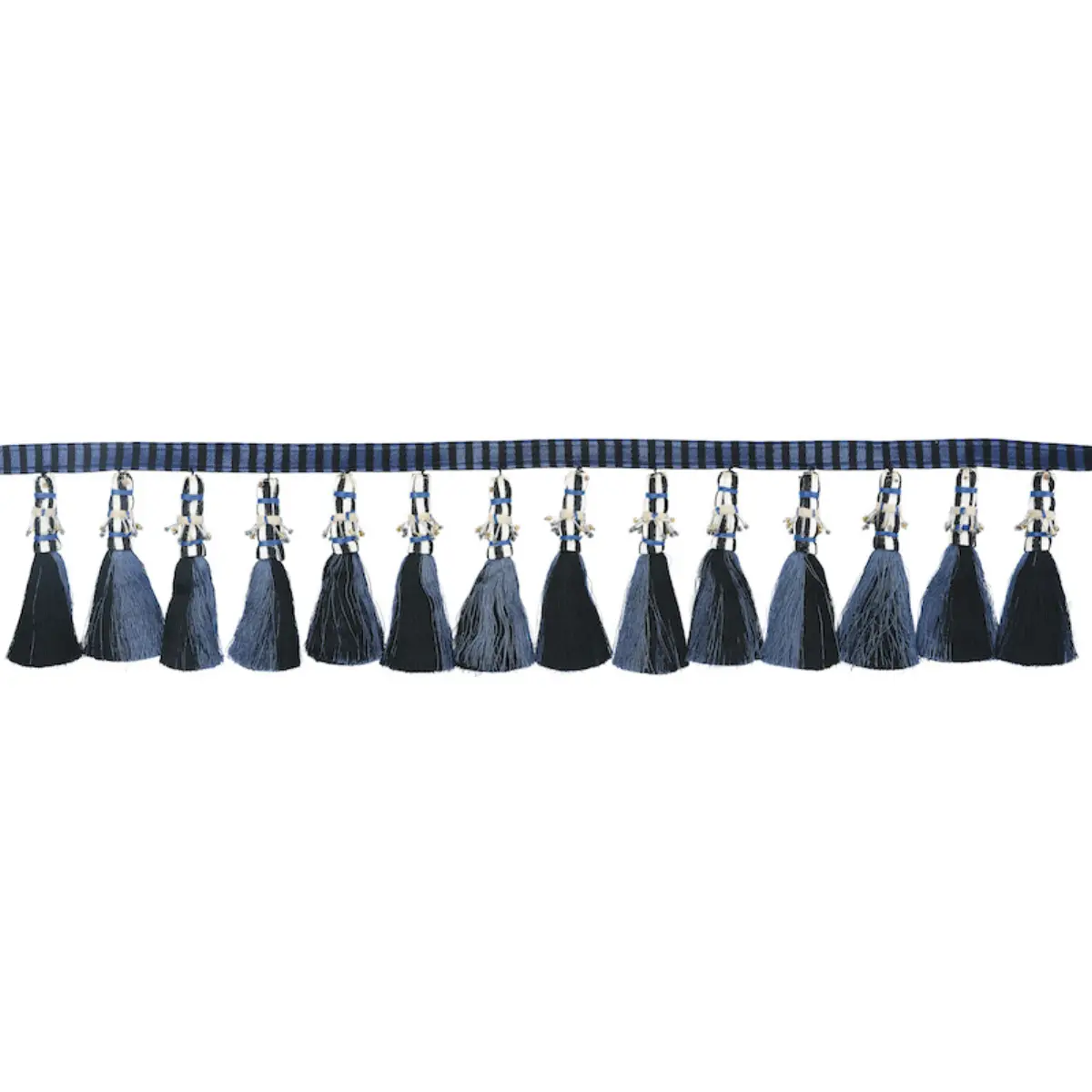 ANTONY TASSEL TRIM_ BLUE & BLACK