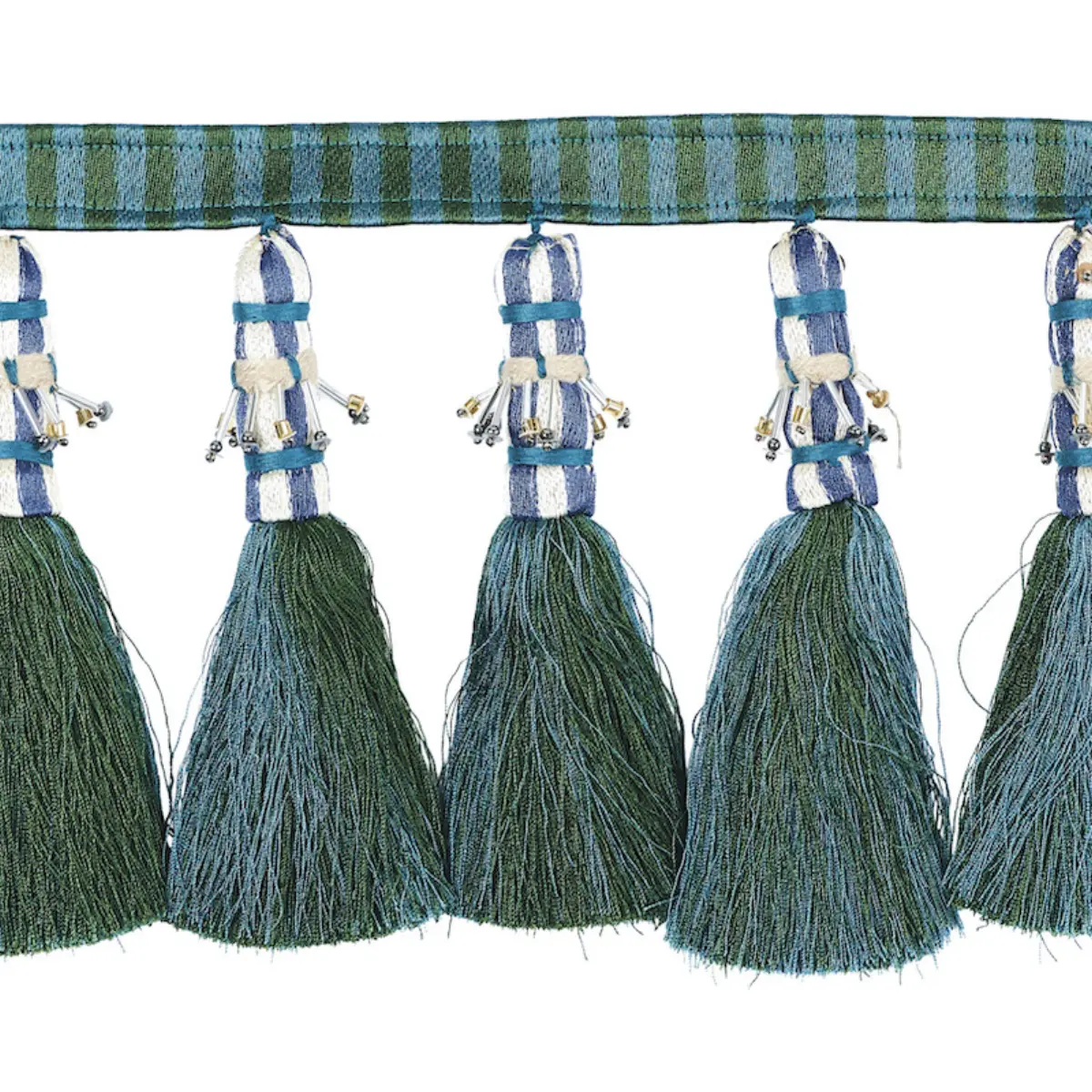 ANTONY TASSEL TRIM_ PEACOCK & GREEN