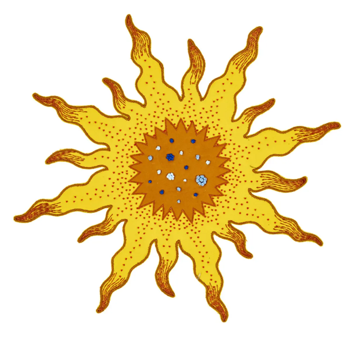 HELIOS APPLIQUÉ_ YELLOW