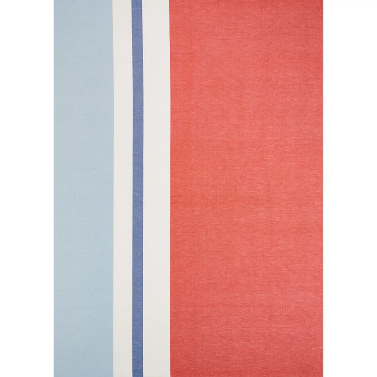 LOLLAND LINEN STRIPE_ SKY & CORAL