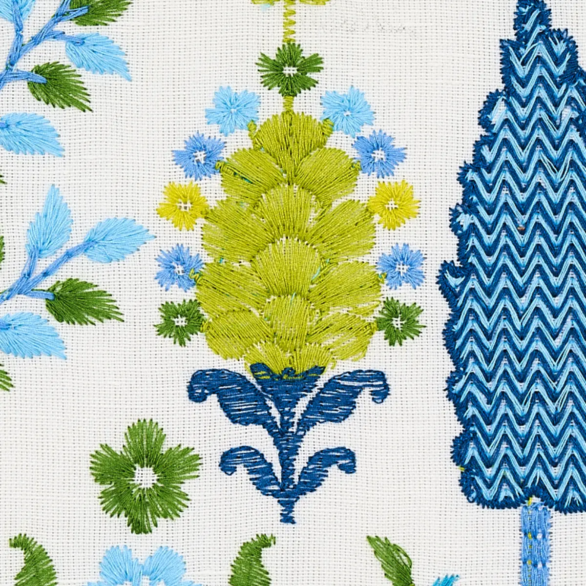 DESNA EMBROIDERY_ BLUE & GREEN
