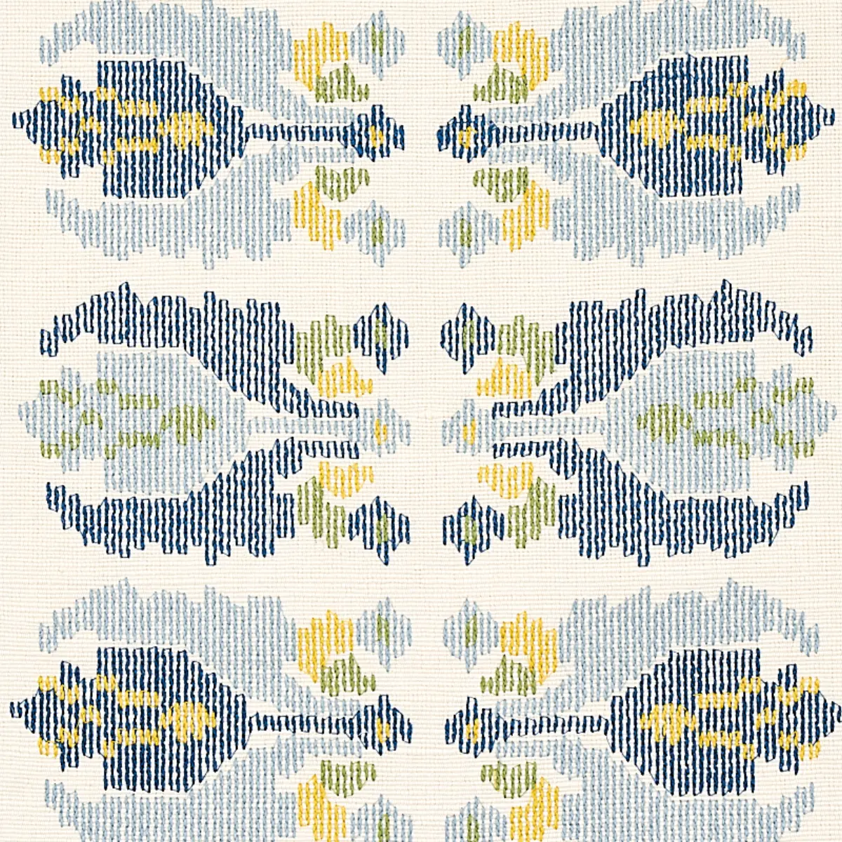 SANDOR STRIPE EMBROIDERY_ CHAMBRAY