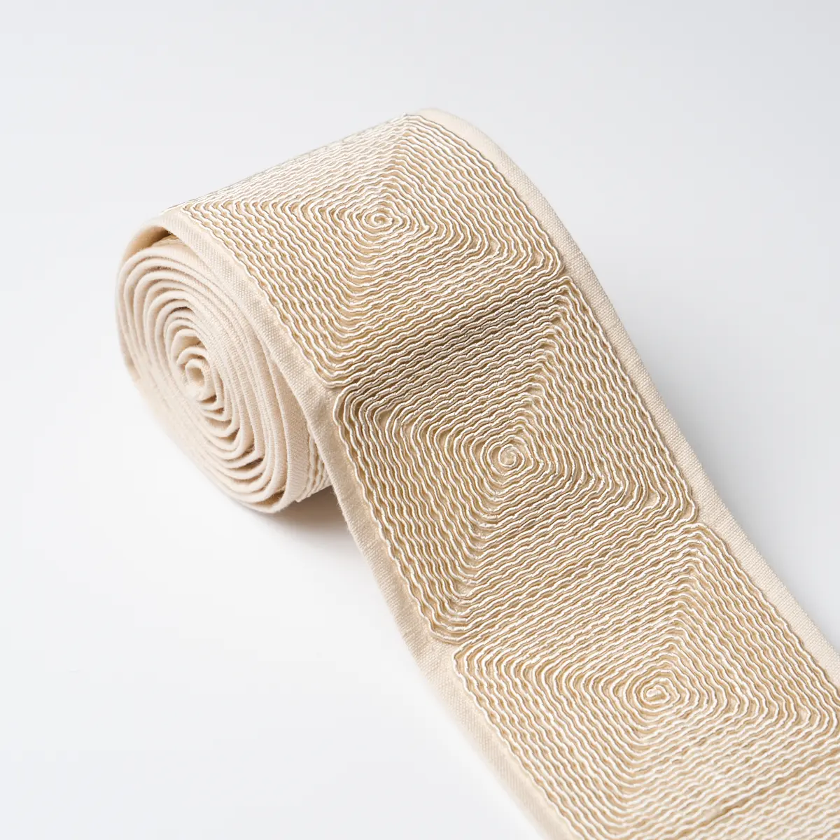 NAUTILINA EMBROIDERED TAPE_ IVORY
