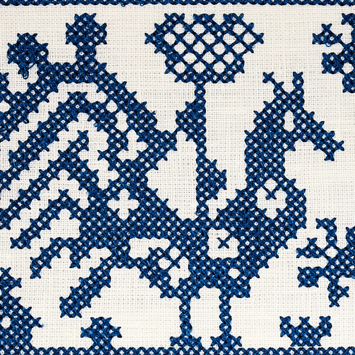 TARPAN EMBROIDERED TAPE_ NAVY
