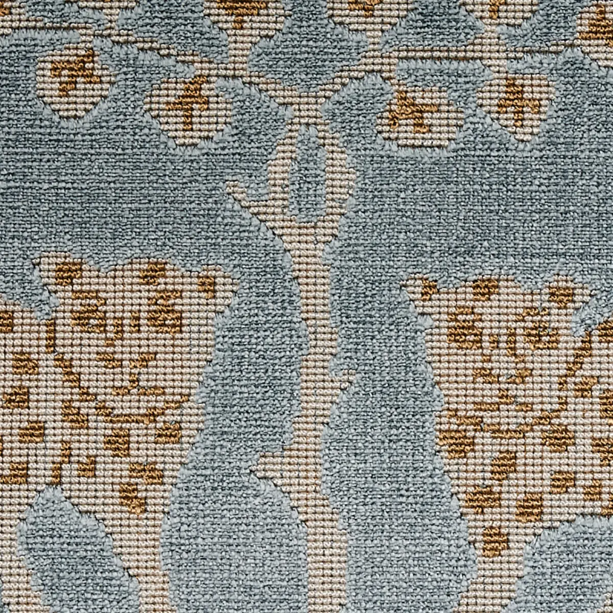 WOODLAND LEOPARD VELVET_ MINERAL