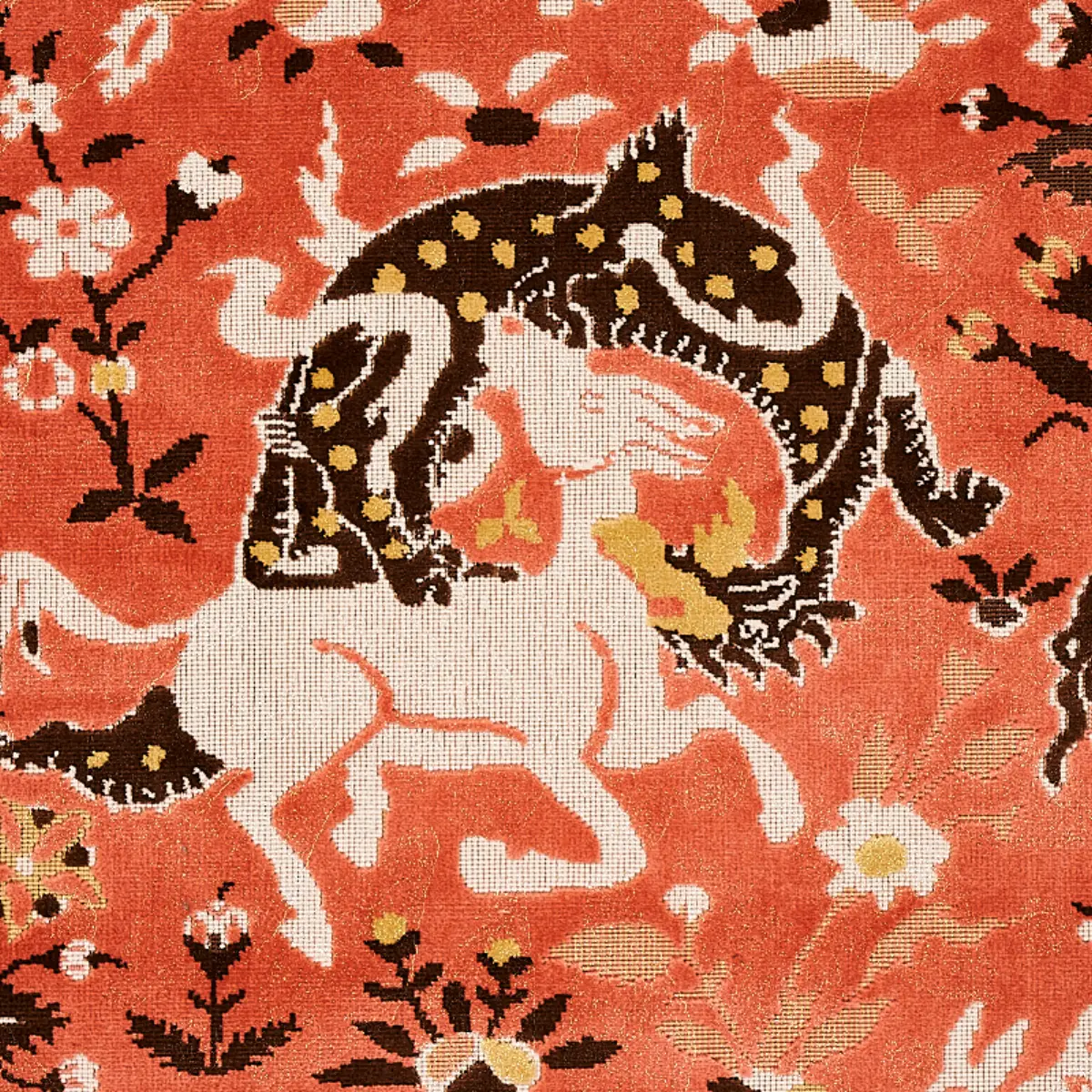 SAINT AMBROSE VELVET_ CORAL