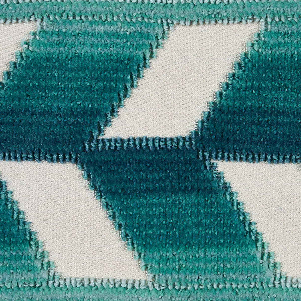CHEVRON STRIE VELVET TAPE_ PEACOCK