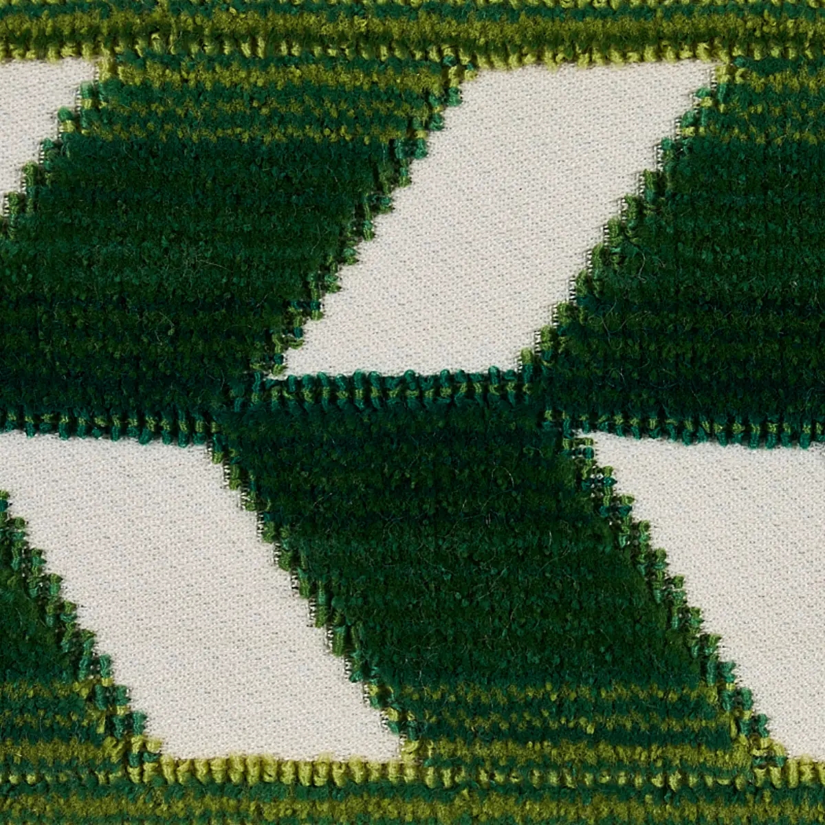CHEVRON STRIE VELVET TAPE_ EMERALD