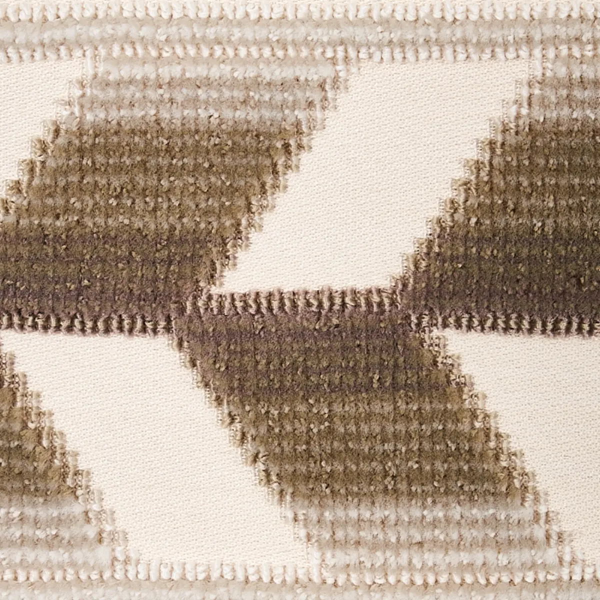 CHEVRON STRIE VELVET TAPE_ STONE