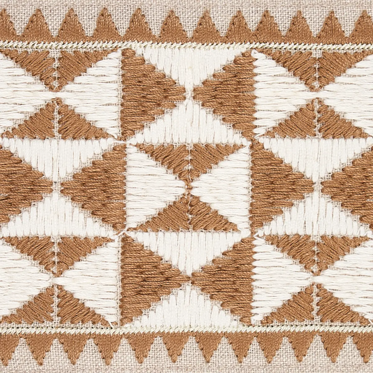 Zulma Embroidered Tape_ SAND