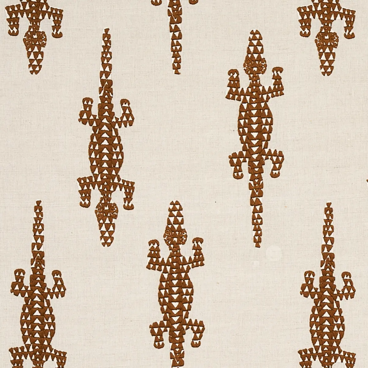 BARACOA EMBROIDERY_ BROWN
