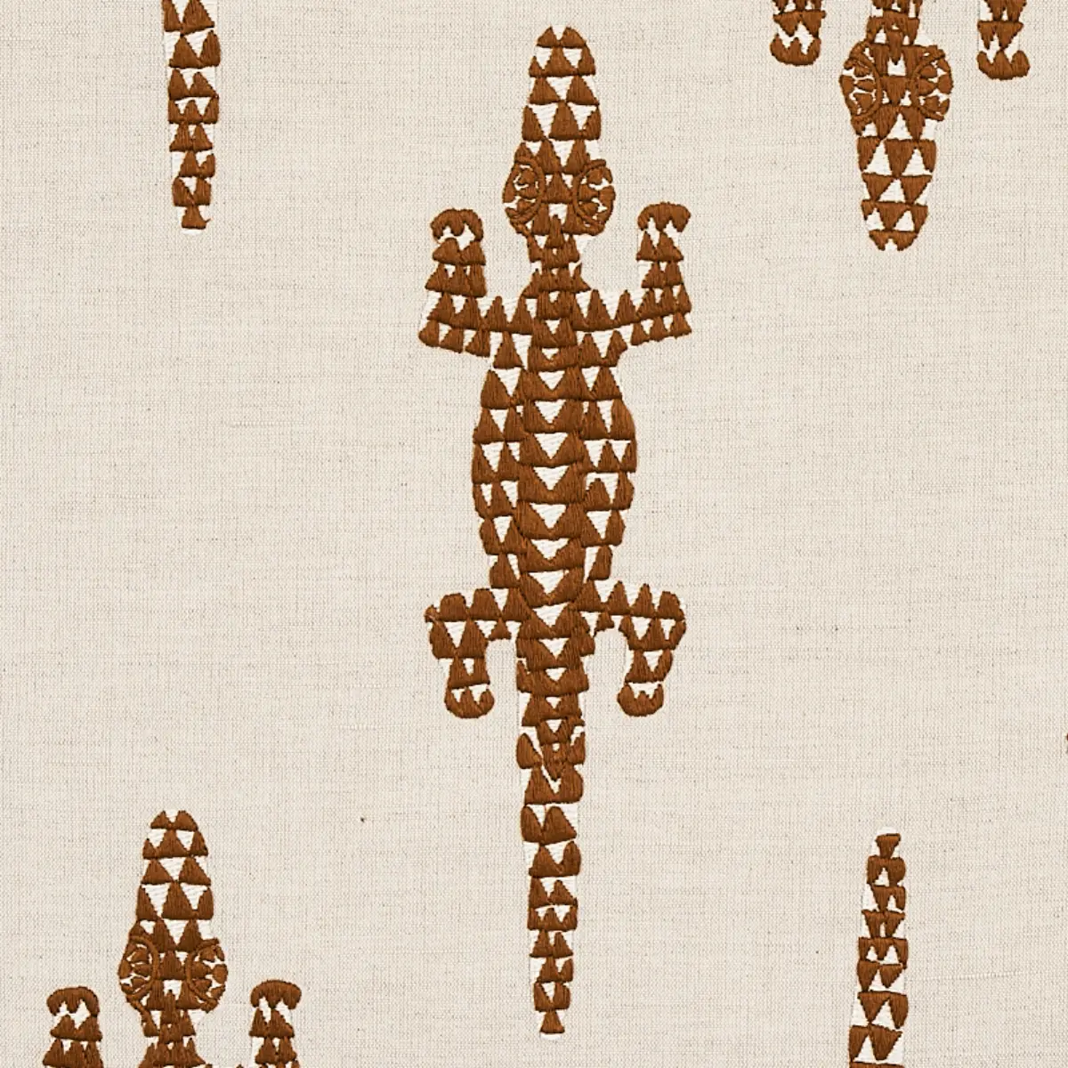 BARACOA EMBROIDERY_ BROWN