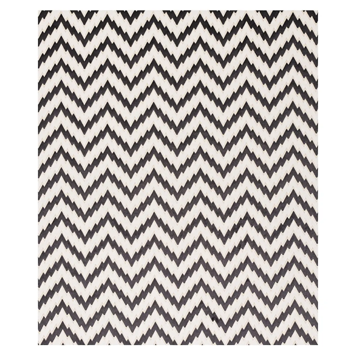 FLORENTINE CHEVRON VELVET_ BLACK