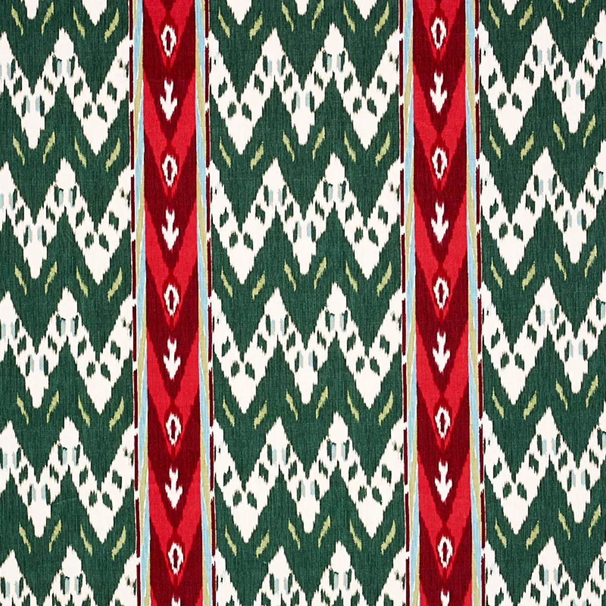 SAMAR IKAT VELVET_ GREEN