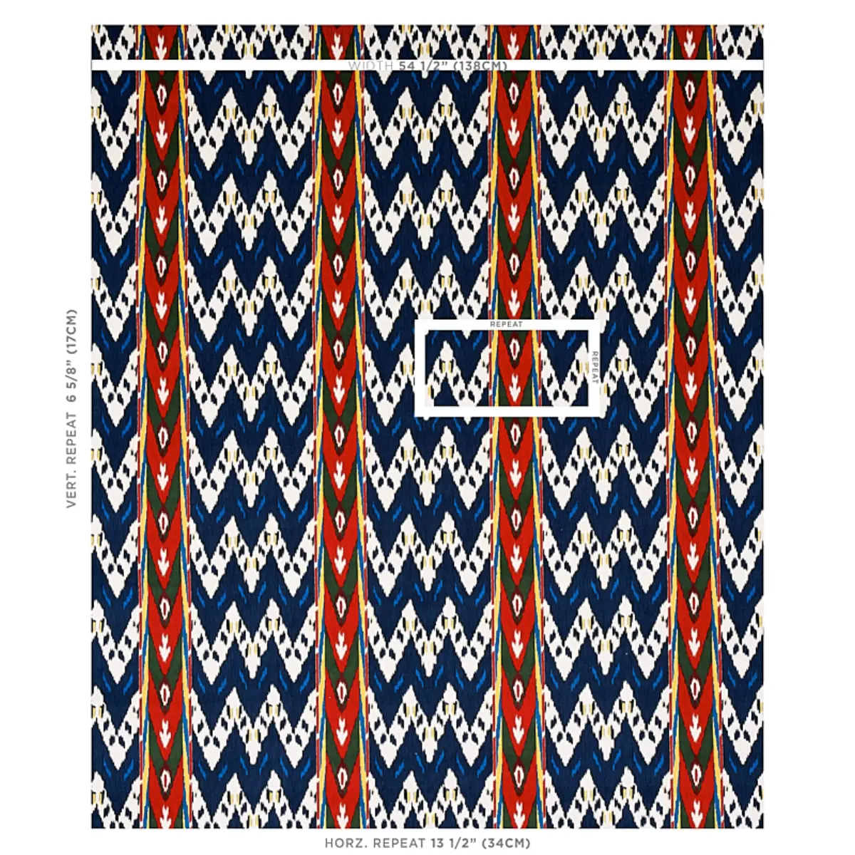 SAMAR IKAT VELVET_ BLUE