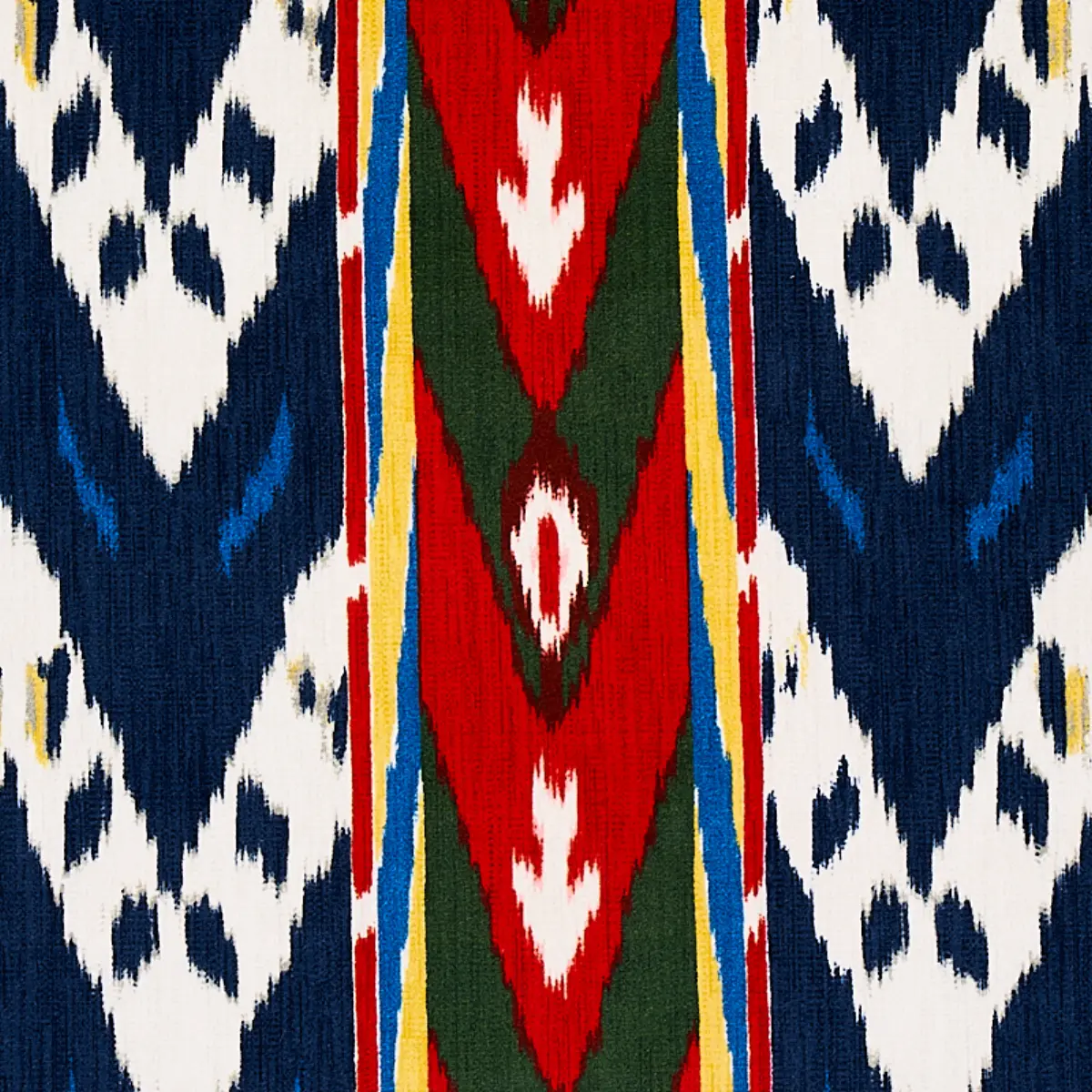 SAMAR IKAT VELVET_ BLUE
