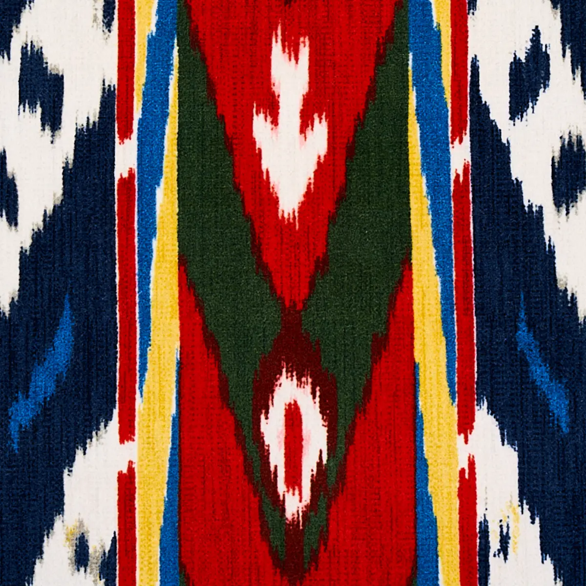 SAMAR IKAT VELVET_ BLUE
